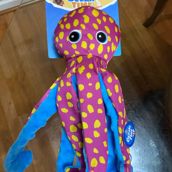 Brand New Multicolor Optopus Clinkers And Squeaker 13” - Picture 7 of 7